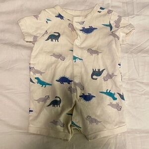 Carter's Cream Baby Romper